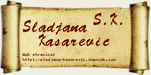 Slađana Kašarević vizit kartica